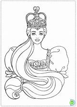 Pauper Princess Coloring Pages Barbie Dinokids Print Close Getcolorings Getdrawings Popular sketch template