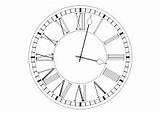 Uhr Zahlen Malvorlage Uhren sketch template