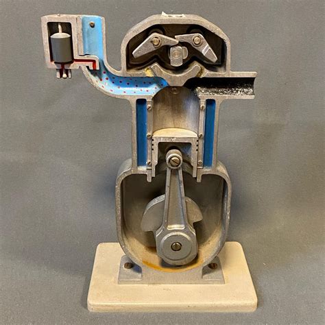 vintage educational piston model  scientific items hemswell