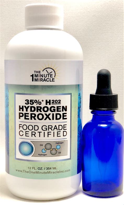 food grade hydrogen peroxide  oz bottle   minute miracle
