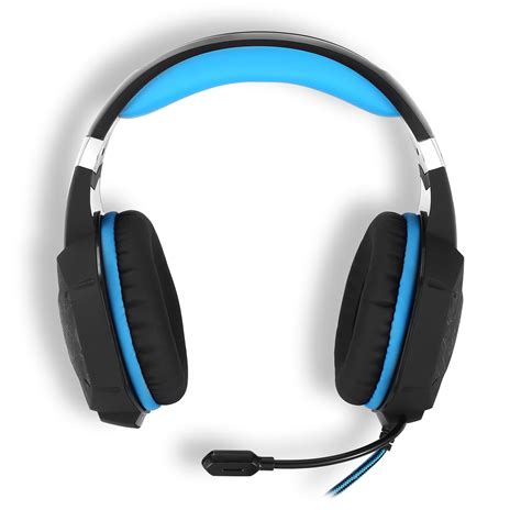 pro gaming headset headband led luminous headphones mic