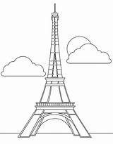 Eiffelturm Coloring Tower Ausmalen Malvorlage Malvorlagen Kostenlos Eifelturm Ausdrucken Getdrawings sketch template