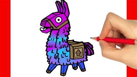 draw llama  fortnite