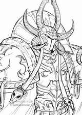Warhammer 40k Ahriman Chaos Colour Charakterdesign Kunstwerk Malvorlagen Zeichnungen Skizzen Fantasiezeichnungen sketch template