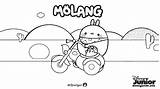 Disney Molang Colouring Coloring Pages Kids Junior Sheet Duckling Disneyjunior King Activities Related Book Ph sketch template