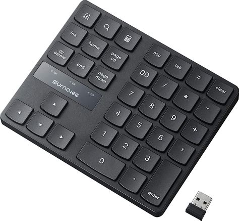 pink wireless number padusb numeric keypad  screen  calculator keyboard mini bluetooth