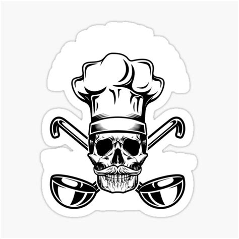 skull  chef gifts merchandise redbubble