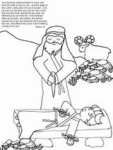 Isaac Abraham Coloring Pages Bible Son Story Sarah Printable Sacrifice Joseph Offering Clipart Para Activities Print Well Sunday School Isaak sketch template