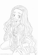 Demon Slayer Nezuko Coloring Pages Drawing Pencil Printable Xcolorings 1080px 167k Resolution Info Type  Size Jpeg sketch template