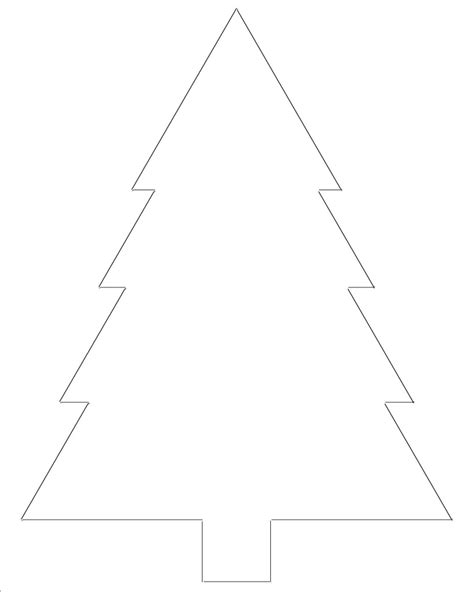 printable christmas tree templates