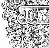 Joy Coloring Adult Colouring Drawn Getdrawings Hand sketch template
