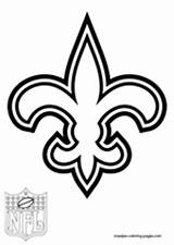 Coloring Pages Saints Orleans Nfl Football Logo Print Stencil Texans Houston Printable Colouring Logos Window Browser Dat Crafts Printables Lis sketch template
