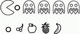 Pacman Coloring Pages Pac Man Print Printable Board Printables Ghosts Dibujos Clipart Color Fruit Sheet Birthday Popular Visit Library Kids sketch template