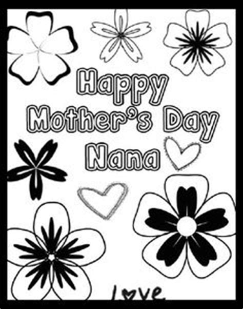 printable coloring page  kids   cards  give nana