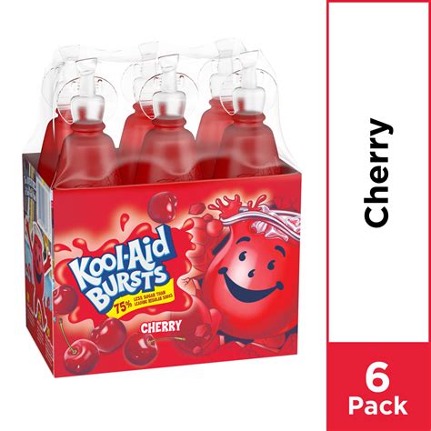 kool aid bursts cherry artificially flavored drink  ct pack walmartcom walmartcom