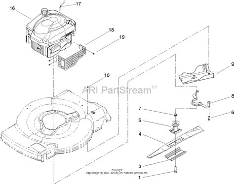 toro   recycler lawnmower  sn   parts diagram  engine