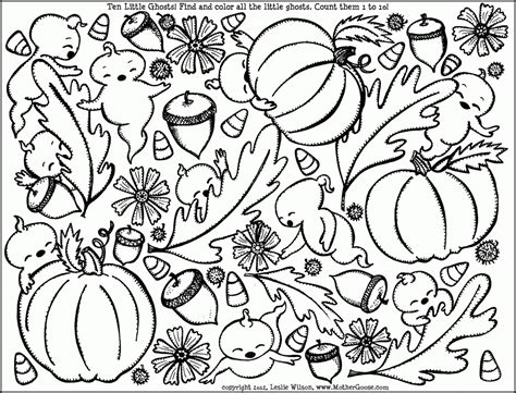 coloring pages  fall scenes coloring home