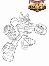 Hoist Transformers Bots Rescue sketch template