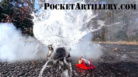 pocket artillery mini cannon christmas compilation test youtube