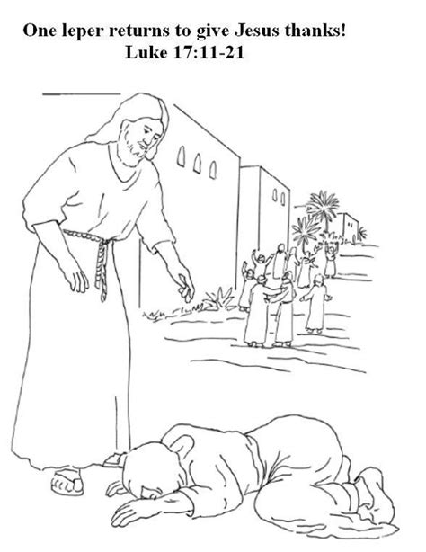 ten lepers coloring page ten lepers sunday school coloring pages