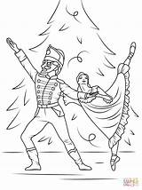 Coloring Pages Nutcracker Ballet Printable Dot Drawing sketch template