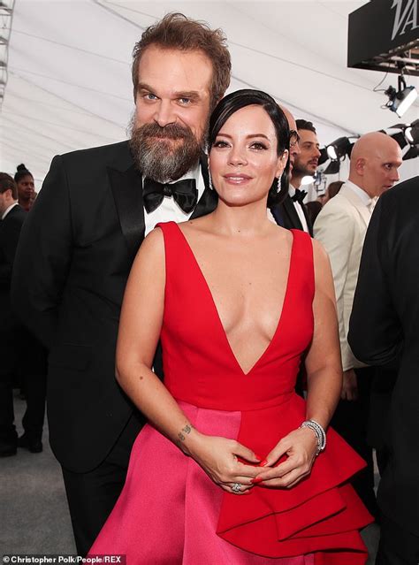David Harbour Gushes Over New Wife Lily Allen After Their Surprise Las