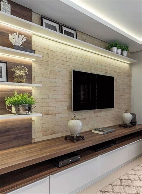 cool tv stand dimension  designs   home modern tv room