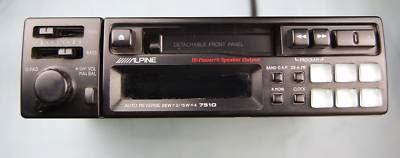 awdholdings cassette radio alpine  amfm  power  speaker