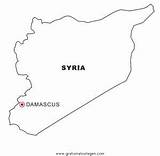 Syria Siria Syrien Dibujar Bandera Landkarten Cartine Landkarte Geografie Malvorlage Nazioni Coloringpagebook Kategorien Gratismalvorlagen sketch template
