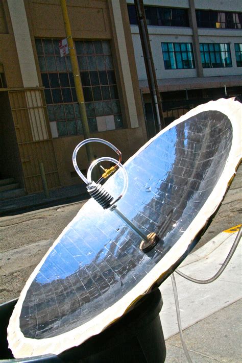 building  parabolic solar hot water heater    steps  pictures instructables