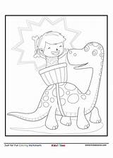 Friend Dino Kidzezone Dinosour sketch template