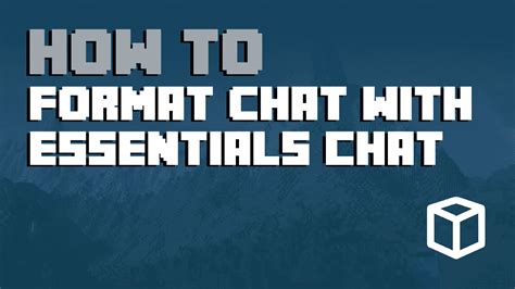chat formatting with essentials chat apex hosting