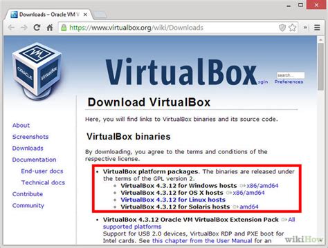 install oracle virtualbox edx installation