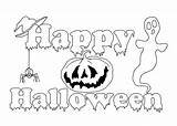 Halloween Happy Coloring Pages Pumpkin Drawing Color Printable Getcolorings Colo Drawings Sheets Print Getdrawings sketch template