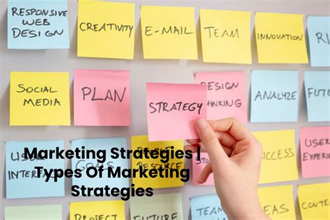 marketing strategies types  marketing strategies