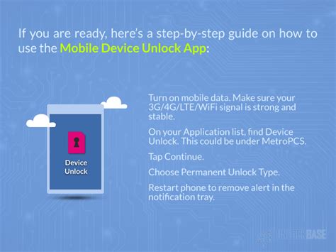 metropcs usa unlockbase mobile device unlock app disloced