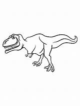 Tyrannosaurus sketch template