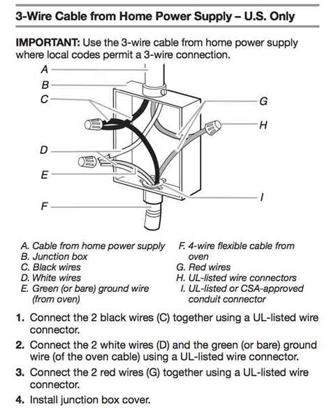 electrical stove wiring