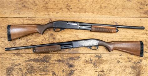remington  police magnum  gauge police trade  shotguns  wood stock sportsmans