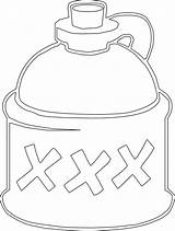Moonshine Clipart Jug Still Clip Cliparts Drawing Jar Clipground Library sketch template