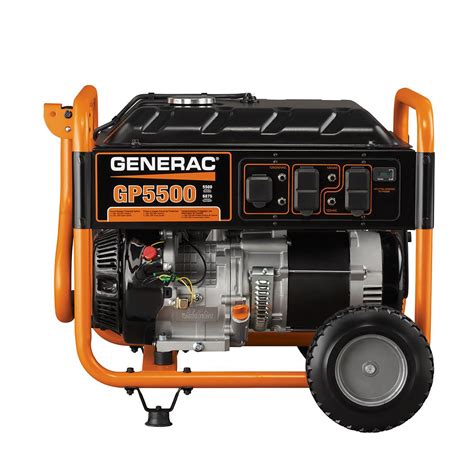amazoncom generac  gp  watt cc ohv portable gas powered generator patio lawn