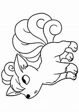 Coloring Pokemon Pages Printable Vulpix Print Horse Books Choose Board Kopi sketch template