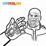 Thanos Charakter Schlechter Avengers Kostenlos sketch template