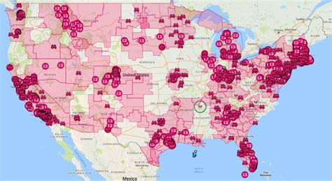 T Mobile Coverage Map Of Usa – Topographic Map Of Usa With States