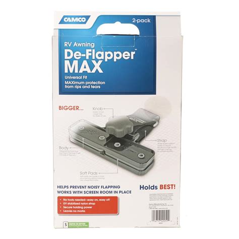 rv awning deflappers homideal