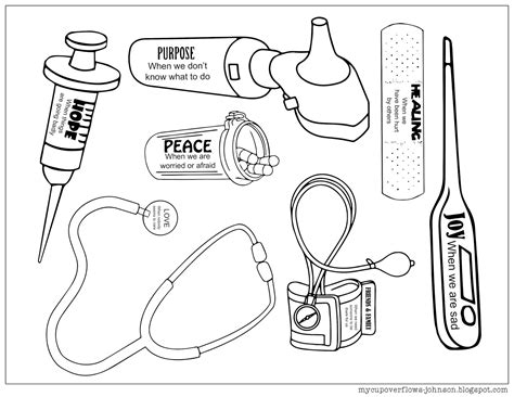 printable doctor tools coloring pages printable word searches