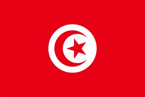 flagge und wappen von tunesien