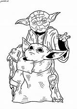 Yoda Baby Pages Coloring Mandalorian Colouring Wars Star Movies Adults sketch template