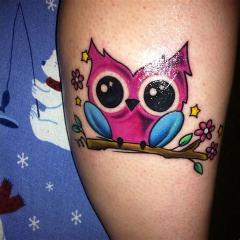 Owl Tattoo Maybe Look Cute On My Wrist I Love Ink