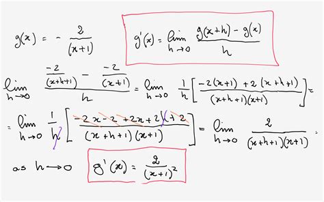 Using The Limit Definition How Do You Find The Derivative Of G X −2